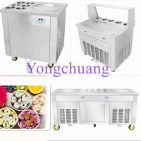 High Quality Fried Ice Cream Roll Machine with Temperature Control