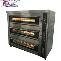 Natural Gas LPG Pizza Oven with Steam and Stone