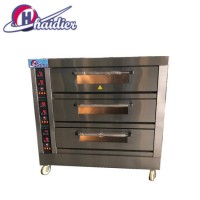 Advanced 3 Decks 9 Trays Gas Deck Oven Baking Equipment