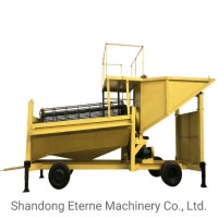 Large Capacity Ghana Alluvial Gold Mining Trommel Screen