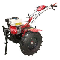 7HP Petrol Mini Walking Tractor with 5 Gears Big 6.00-12 Tyres Recoil Start System High Mud Fender