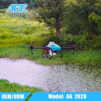 Compact Size Intelligent Agriculture Spraying Uav Drone with Pluggable Tank for Corp and Wheel