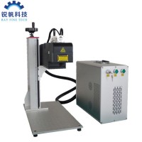 Portable Split 3D Dynamic Focus 30W 60W 100W 120W Fiber Laser Marking Machine for Curved Surface and