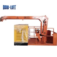 Small 2 Ton Fixed Boom Engine Cargo Ship Loader Crane