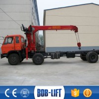 8 Ton Stiff Boom Telescopic Hydraulic Truck Cranes