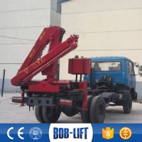 Chinese Hydraulic Knuckle Boom Truck Mounted Crane for Sale