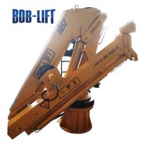 5ton Hydraulic Knuckle Boom Small Portable Lift Offshore Crane Barge