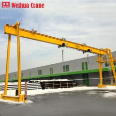 Weihua Crane European Standard 35 Ton Mobile a Frame Rail Mounted Single Girder Gantry Crane图1