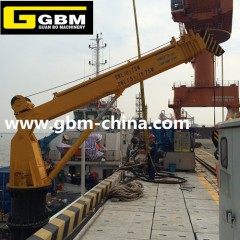 Overbarge Cargo Ship Vessel Electric Hydraulic Pump Motor Marine Crane图1