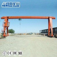 Henan Mine Outdoor High Quality Mobile Single Girder Gantry Crane/Electric Hoist Gantry Crane