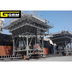 Dust Proof Hopper Eco Hopper Movable Hopper on Port (Clinker Bulk Cargo Cement)图1