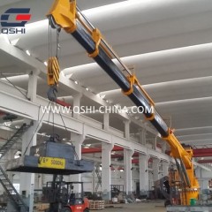 Hydraulic Marine Machinery Telescopic Boom Ship Crane图1