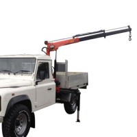 Mini 800kg Hydraulic Mobile 12V Electric Winch Pickup Truck Crane