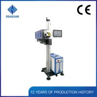 CO2 Flying Laser Marking Machine 30W Marking Head Can Be Adjusted 360 Degrees