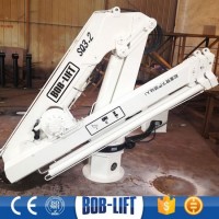 Knuckle Boom Hydraulic Marine Deck Crane for Sale 