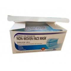 Factory Wholesale 3-Ply Nonwoven Disposable Face Mask图1