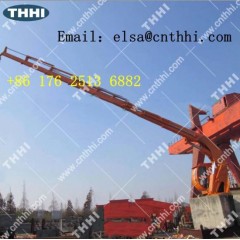 Easy Maintenance 6t22m Folding Telescopic Marine Crane图1