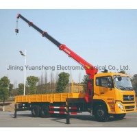 China Manufacturer 2 Tonne Hydraulic Truck Pickup Mounted Mobile Telescopic Jib Crane for Sale