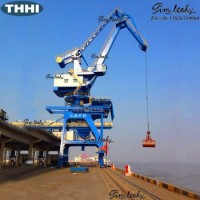 Mobile Harbor Crane for Bulk Cargo and Container Cargo Handling