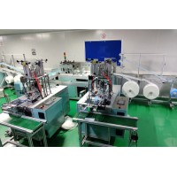 Ready to Ship Automatic Mask Making Machines with Ultrasonic Earloop Welding