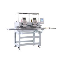 OEM 2 Head Computer Embroidery Machine with Hat Clothes T Shirt Embroidery Prices