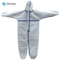 on Sale Disposable Protective Isolation Gown  Disposable Coveralls  Hazmat Suit  Stretch Scrubs