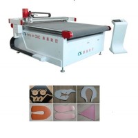 Automatic CNC Cutter Leather Fabric Rubber Foam Sponge PVC Cutting Machine Supplier