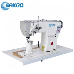 Sakgo Shoe Sewing Machine Automatic Single Needle Roller Leather Shoe Industrial Sewing Machine图1