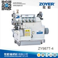 Zy987t-4 4-Thread Cylinder Bed Top and Bottom Feed Overlock