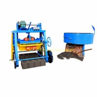 Qmy4-45 Low Cost Small Mobile Concrete Block Machine Price for Hollow Block Ghana Cameroon