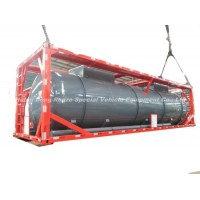 Sulfuric Acid Tank 20FT. 30FT LDPE Lined 16mm-20mm Perfect for Transport Dilute Sulphuric Acid 60% a