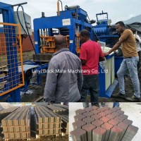 Qt4-5 Automatic Hydraulic Concrete Block Forming Machine Line Kenya India