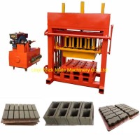 Qt4-30 Diesel Engine Small Manual Hydraulic Concrete Hollow/Solid/Paver Block Machine Mali Malawi Ni