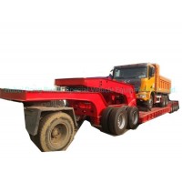 200ton Hydraulic Detachable Gooseneck Lowbed Trailer 6 Axles Front Loading with Removable Dolly Trai