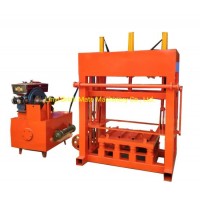 Qt4-30 Small Manual Hydraulic Diesel Cement Hollow Block Machine for Paving Interlock Nigeria