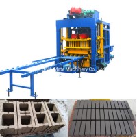 Qt4-25 Burn Free Automatic Concrete Hollow Block Machine Indonesia