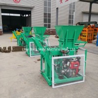 Bm2-25 Burn Free Interlock Cement Clay Soil Mud Brick Making Machine Price