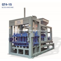 Qt4-15 Automatic Concrete Brick Machine Price for Hollow Solid Paver Block Indonesia