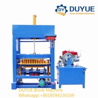 Qt4-30 Diesel Enginee/Electric Version Brick Making Machinery Paver Block Machine