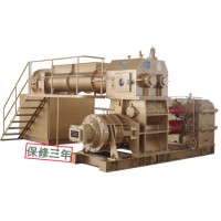 Brick Machine Jky55-55 Double-Stage Vacuum Extruder (2 Mud-Strip Outlets) Brick Sintering Machine Eq