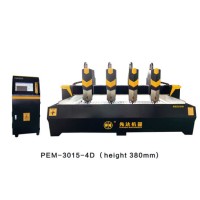 Stone CNC Router Stone CNC Router Pem-3015-4D 4 Heads Marble CNC Stone Diamond Engraving Machine