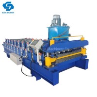 Double Layer Corrugated Roof Sheet Cold Bending Roll Forming Machine