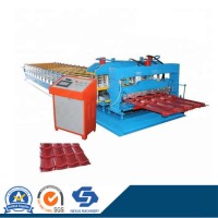 High Performance Certified Glazed Color Steel Floor Roof Tile Roll Making Forming Machine for Best P