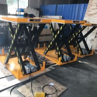 Low Profile E-Shape Top Platform Hydraulic Lifting Table