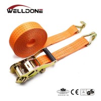 1.5 Inch 35mm 38mm 3000 Kg Rachet Tie Down Cargo Truck Straps Motorcycle with Double J Hook