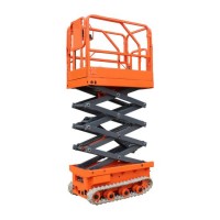 Full Automatic One Man Lift Platform Self-Propelled Small Scissor Lifter with Rubber Track Crawler