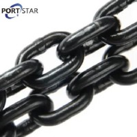 Marine Hardware G80 Alloy Steel Black Lifting Link Chain