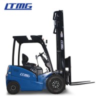 China 4 Wheels 2 Ton 2.5 Ton 3 Ton AC Motor Battery Electric Forklift with Solid Tires Side Shift Fu