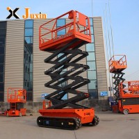 4m 6m 8m 10m Electric Power Self Propelled Hydraulic Automatic Scissor Lifting Platform on Tracks