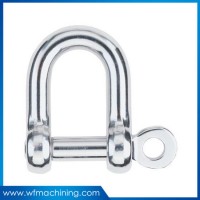 High Quality Stainless Steel 304/316 Screw Pin Wide D Shackle with Screw Pin